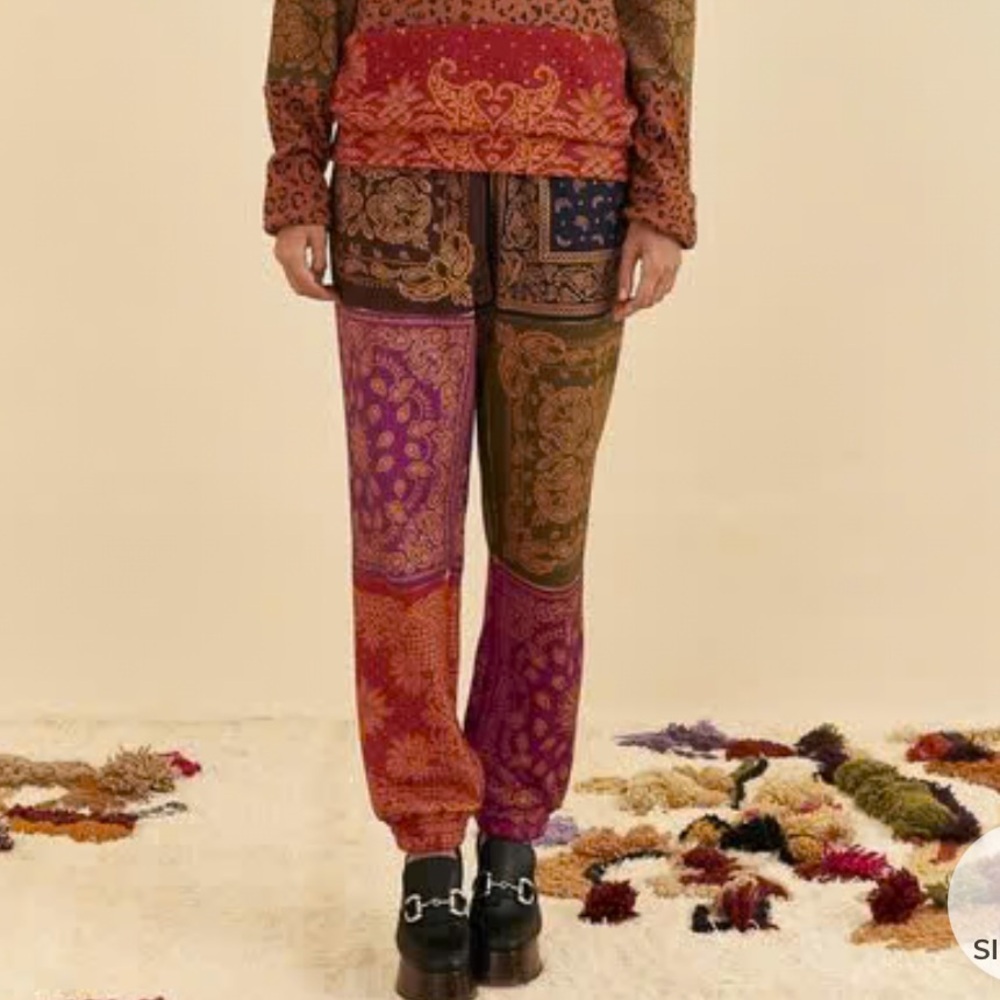 FARM Rio Multicolor Patchwork Jumpsuit - Picture 2 of 6